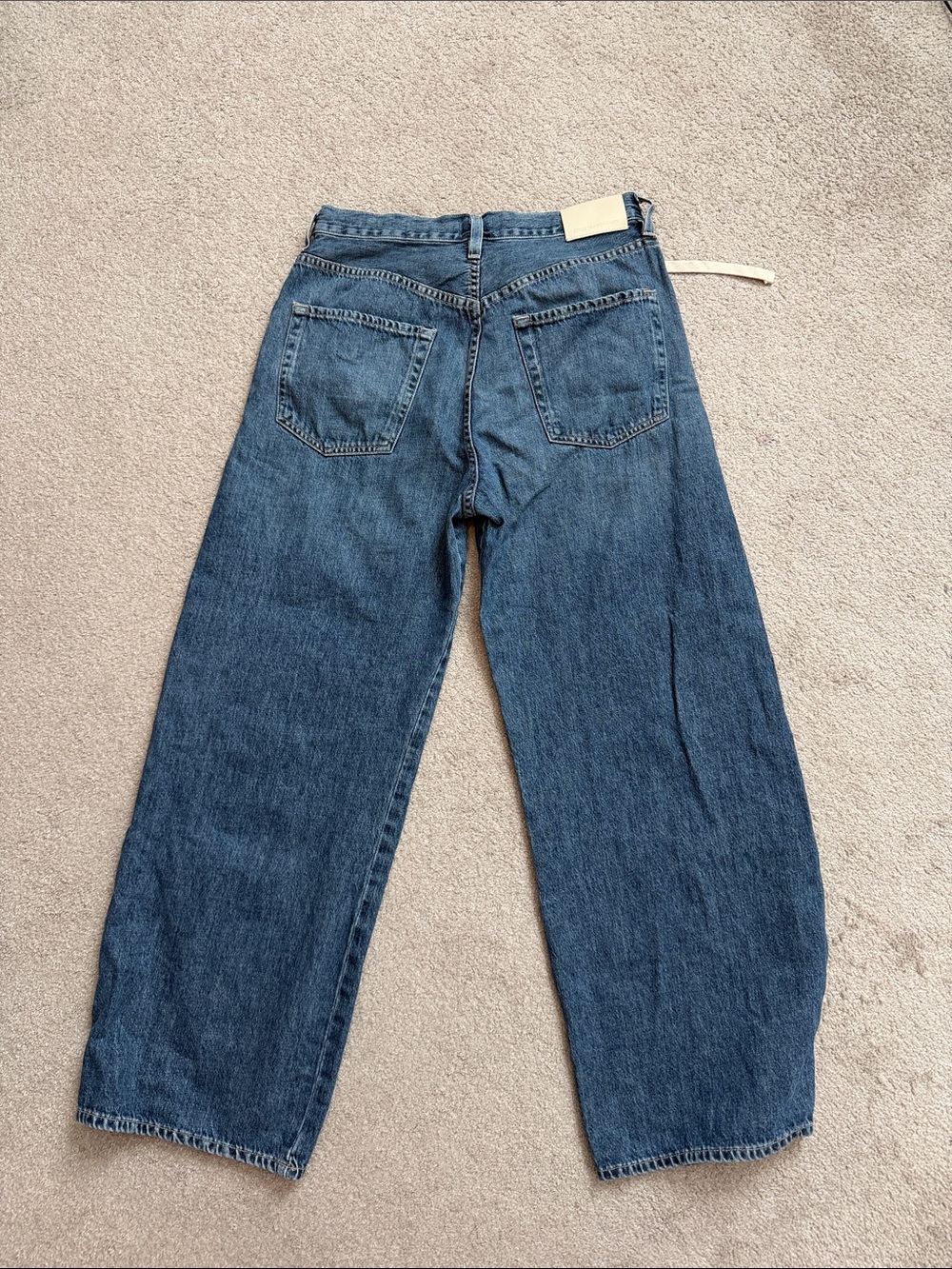 Citizens of Humanity Brynn Drawstring Denim Trouser Wide Leg Size 27 - Picture 5 of 9